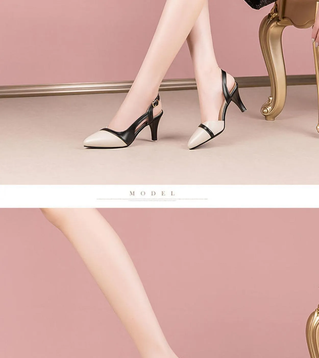 2022 moda donna scarpe a punta comode antiscivolo ufficio tacchi alti signore carino casual scarpe nere di alta qualità da donna