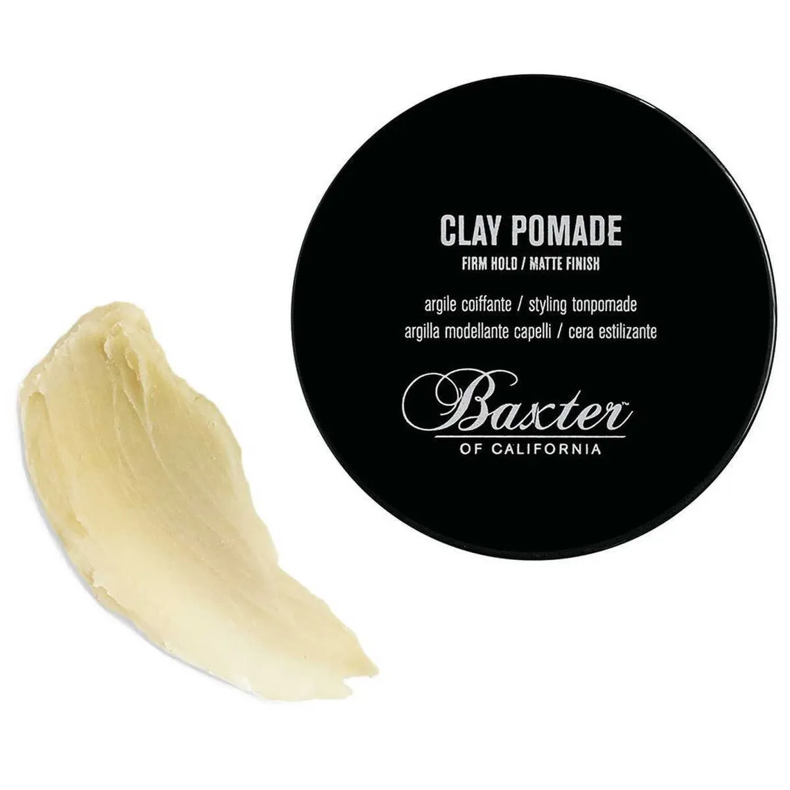 Argile Pommade Coiffante Clay - Aspect Naturel Baxter of California - Gel & Cire Cheveux Homme sur MenCorner