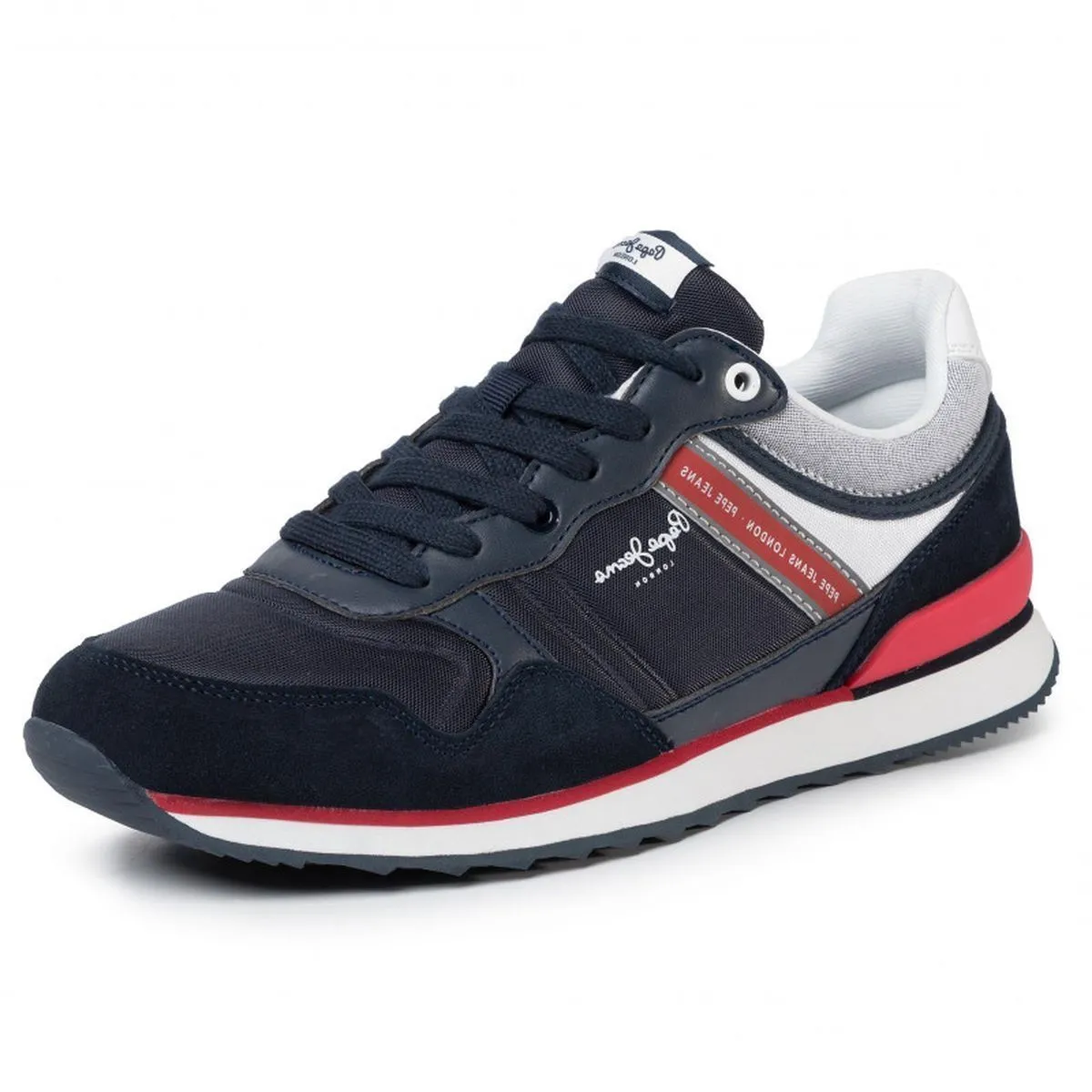 Baskets mode Pepe jeans cross 4 bleu
