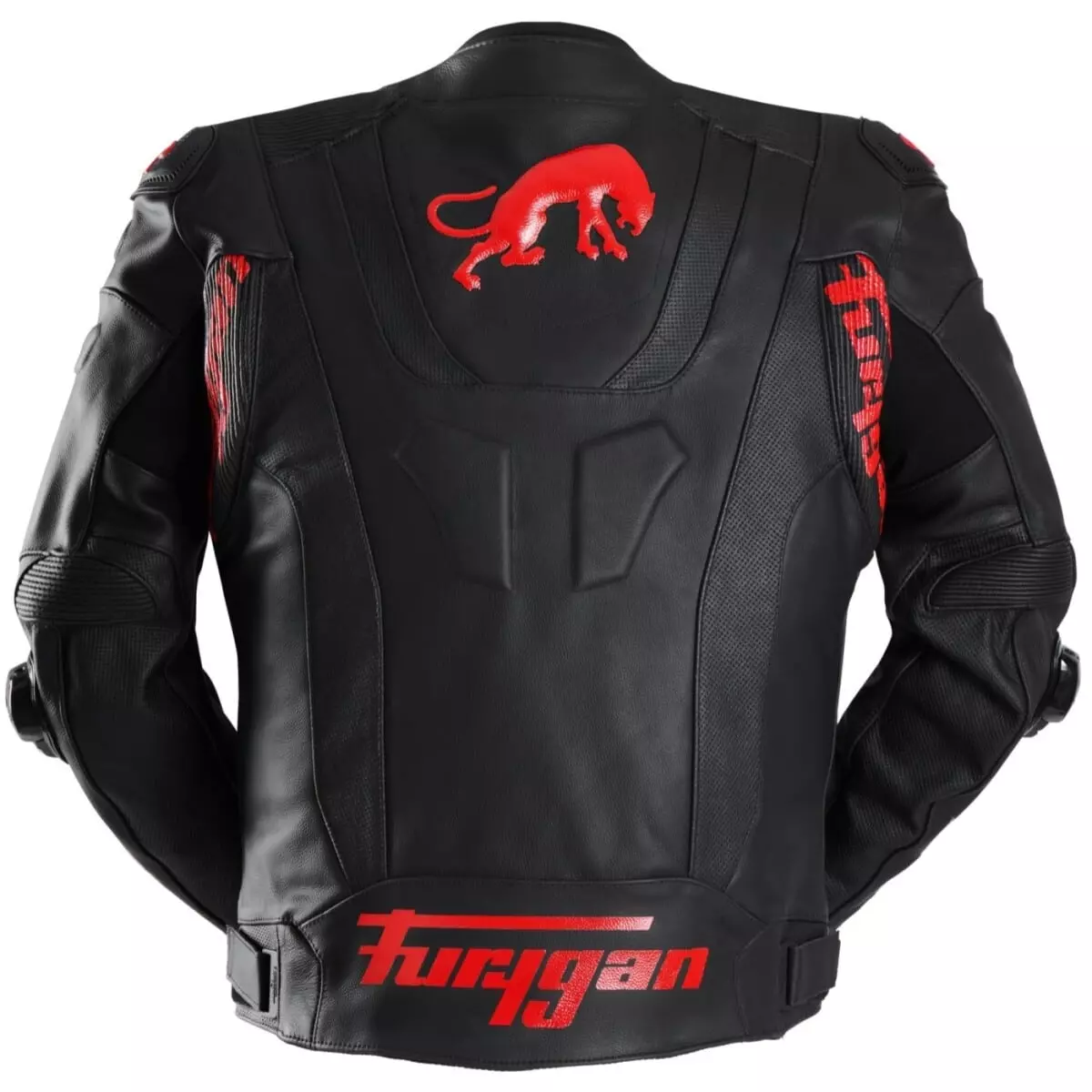 Blouson Furygan Raptor Evo 3 Noir Rouge - Blouson Moto Cuir