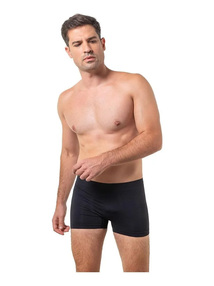 Bóxeaur sport raffermissant avec fibre Emana, Mark - Noir Noir