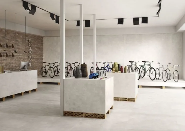 Casalgrande Padana Metropolis White 60x120 cm 13460048 | Carrelage imitation béton 