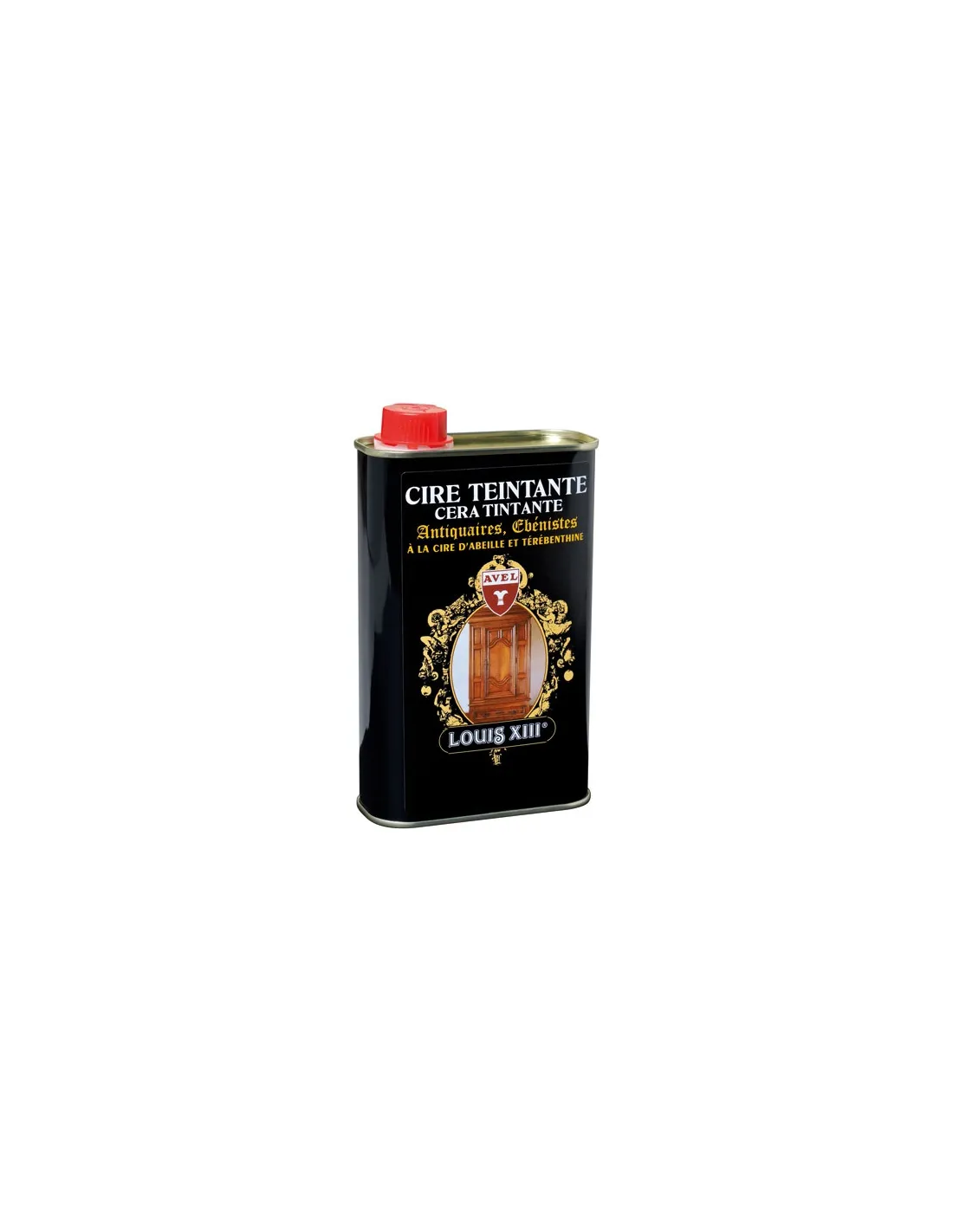 cire liquide teintante - chêne foncé - 500 ml - louis xiii