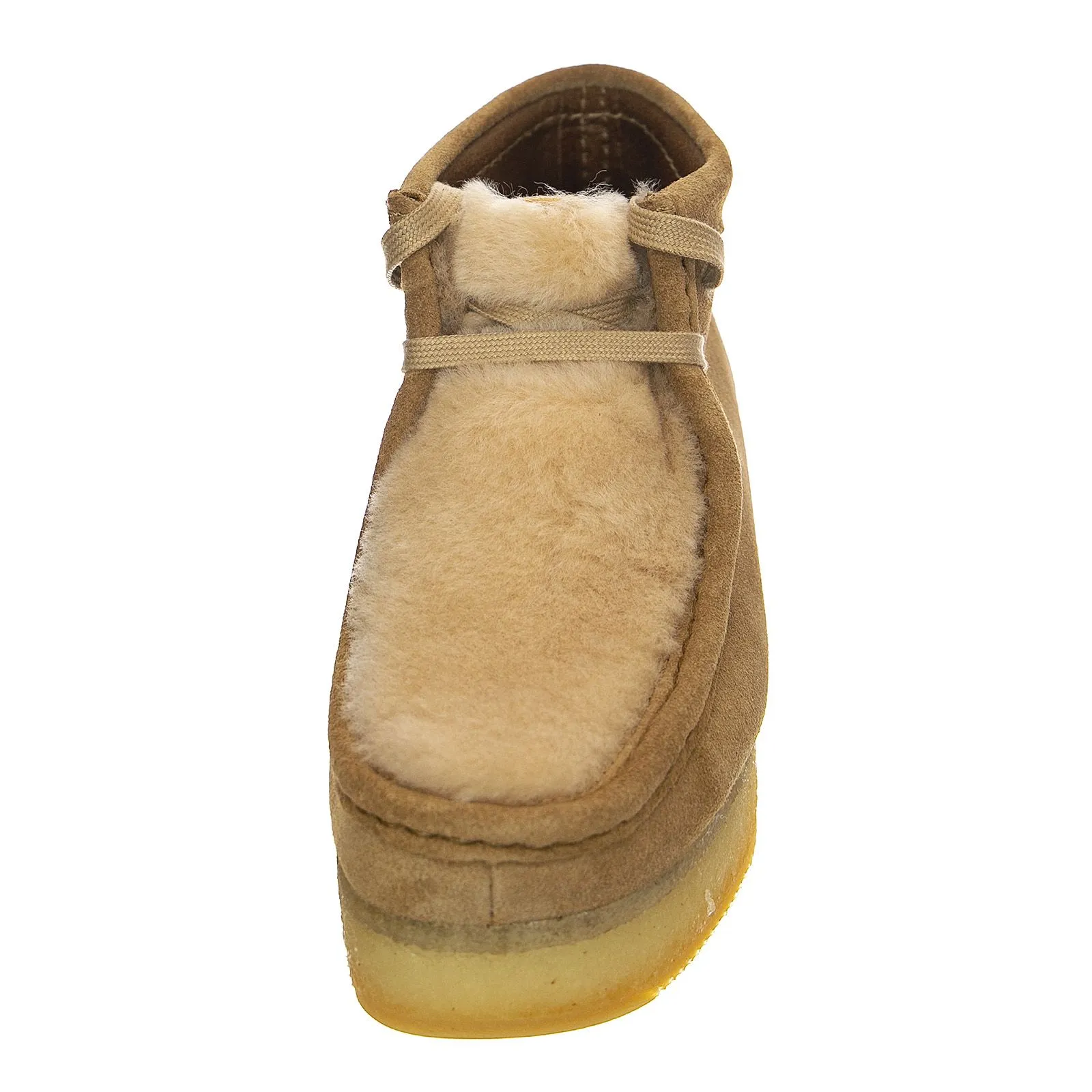 Clarks Wallabe Hair - Stivaletti Profilo alla Caviglia Donna Beige    