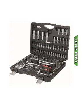 Coffret clé à cliquet et douilles 94 pieces série pro - - PRKOUT94/MRIBIMEX