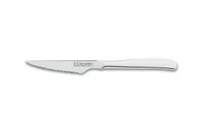 Couteau de table 3 Claveles tout acier lame dentelée 11cm