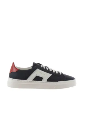 Double buckle sneaker in nabuk