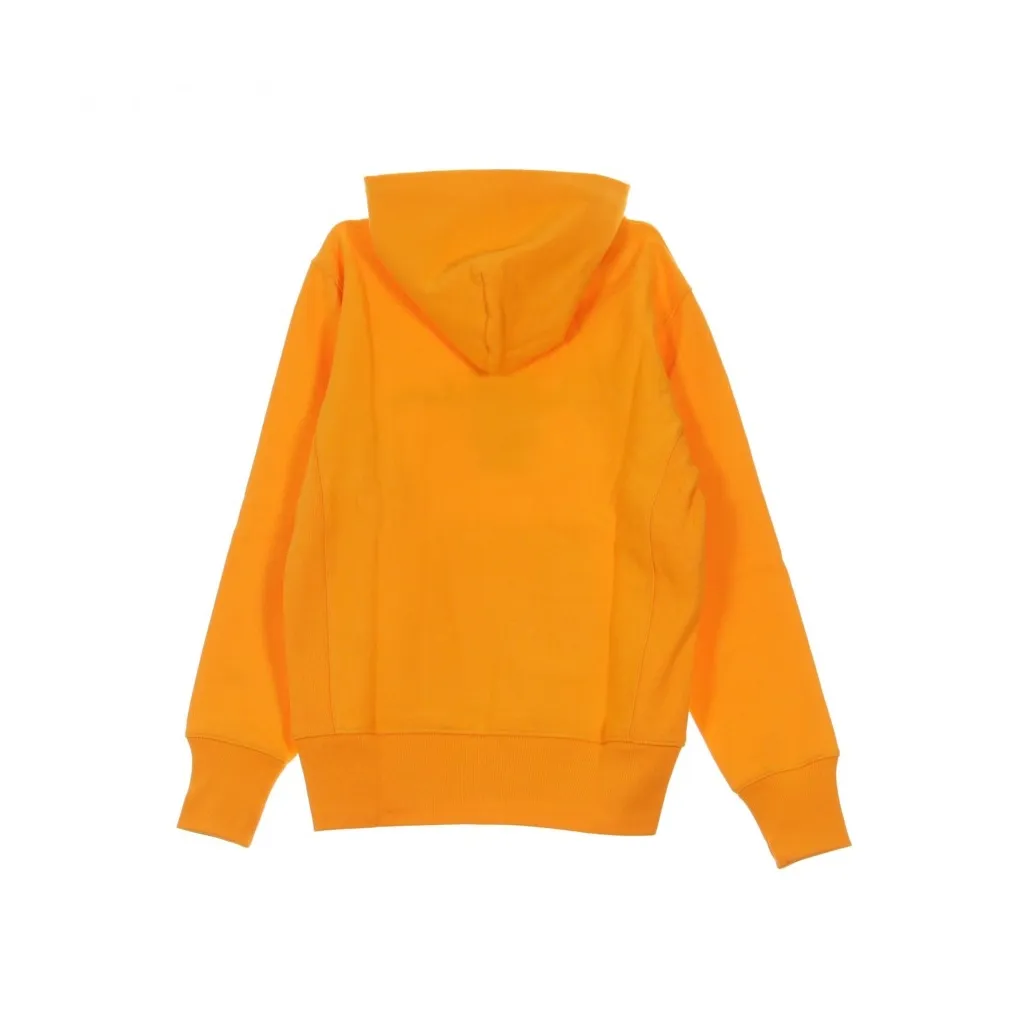 FELPA CAPPUCCIO HOODED SWEATSHIRT LIGHT ORANGE