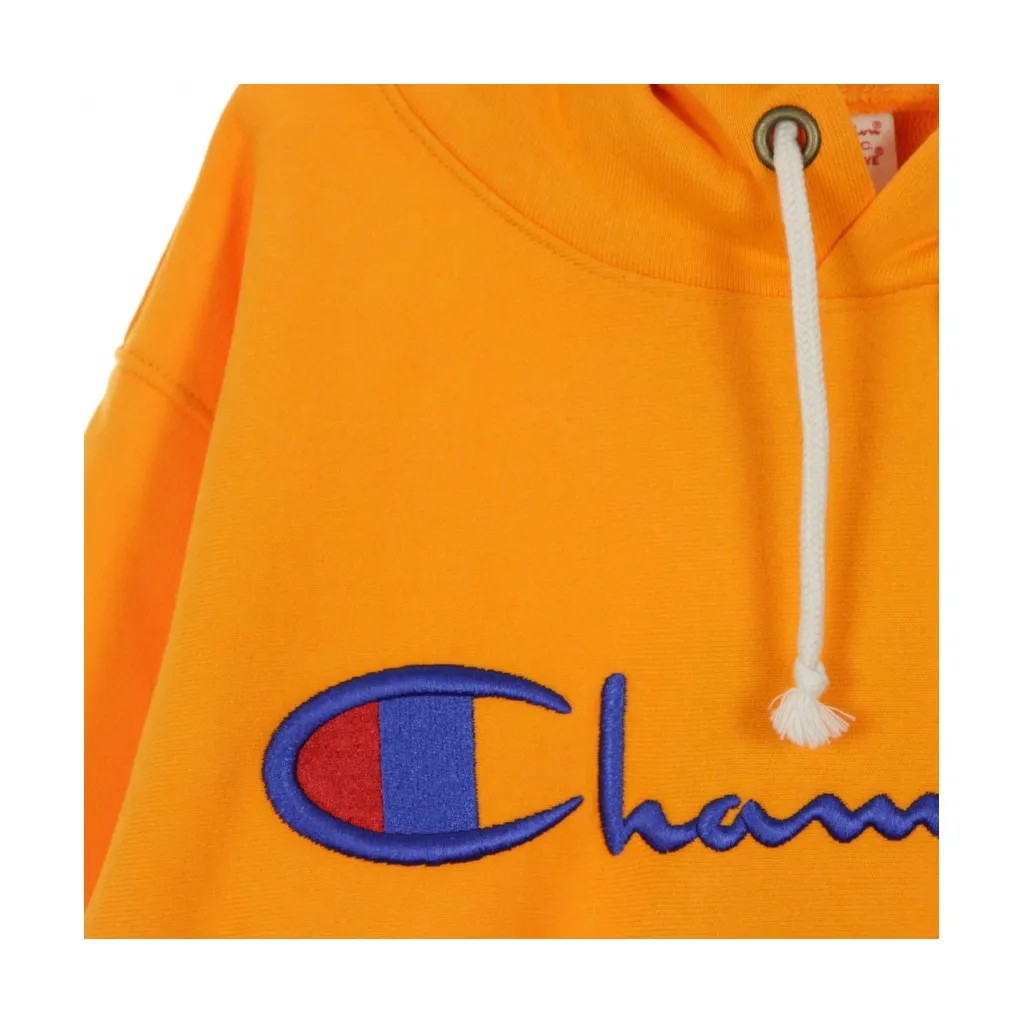 FELPA CAPPUCCIO HOODED SWEATSHIRT LIGHT ORANGE