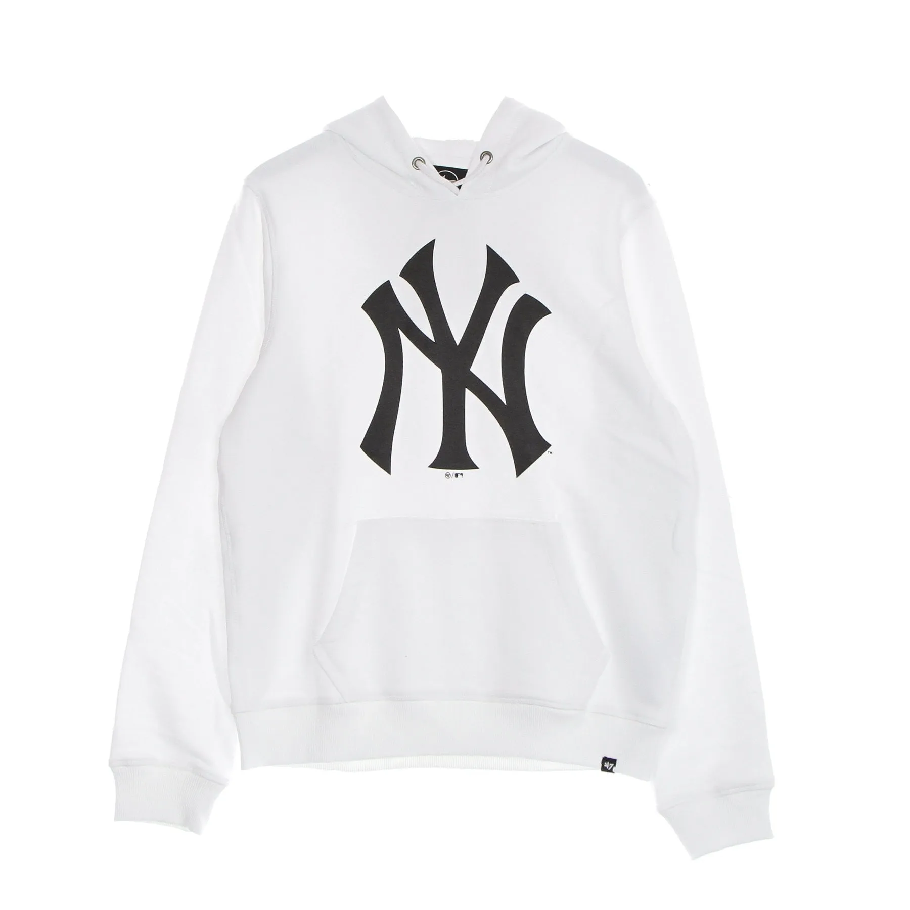 Felpa Cappuccio Uomo Mlb Imprint Burnside Hoodie Neyyan White Wash