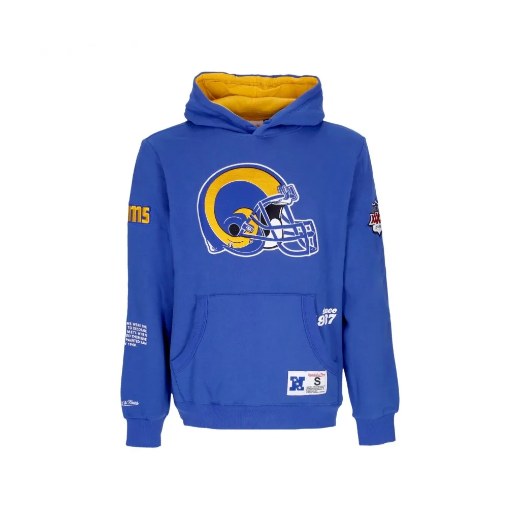 felpa cappuccio uomo nfl team origins fleece hoodie losram ROYAL