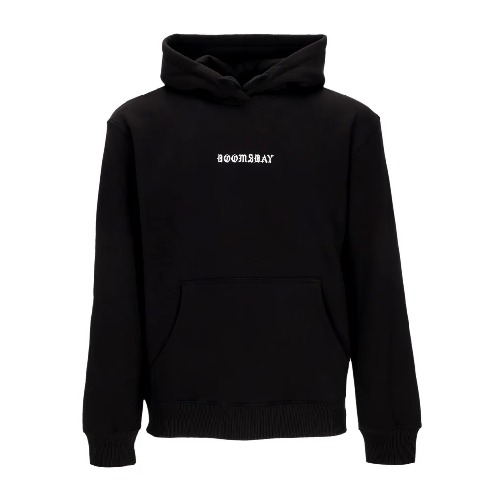 felpa cappuccio uomo nms hoodie BLACK