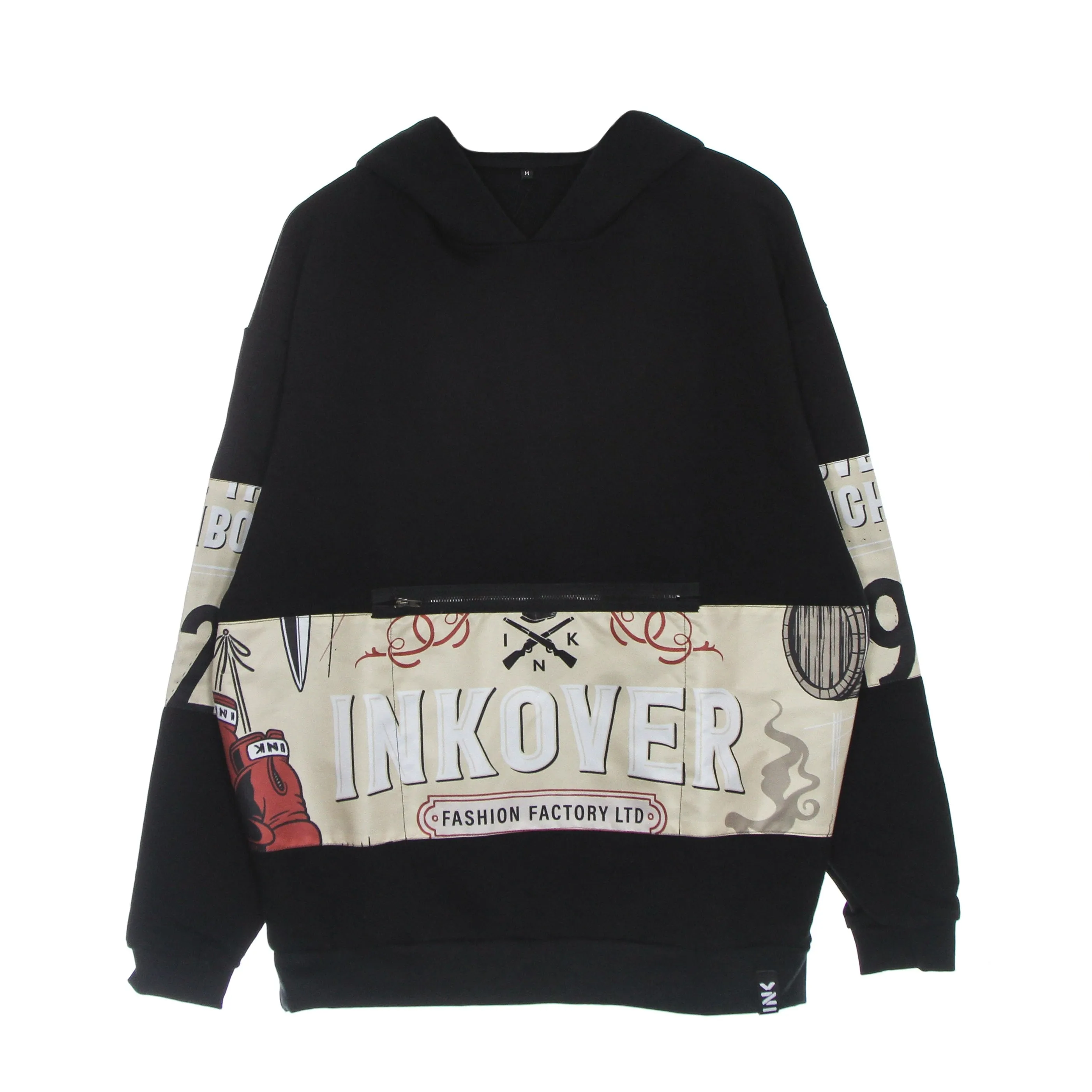 Felpa Leggera Cappuccio Uomo Thomas F1 Black