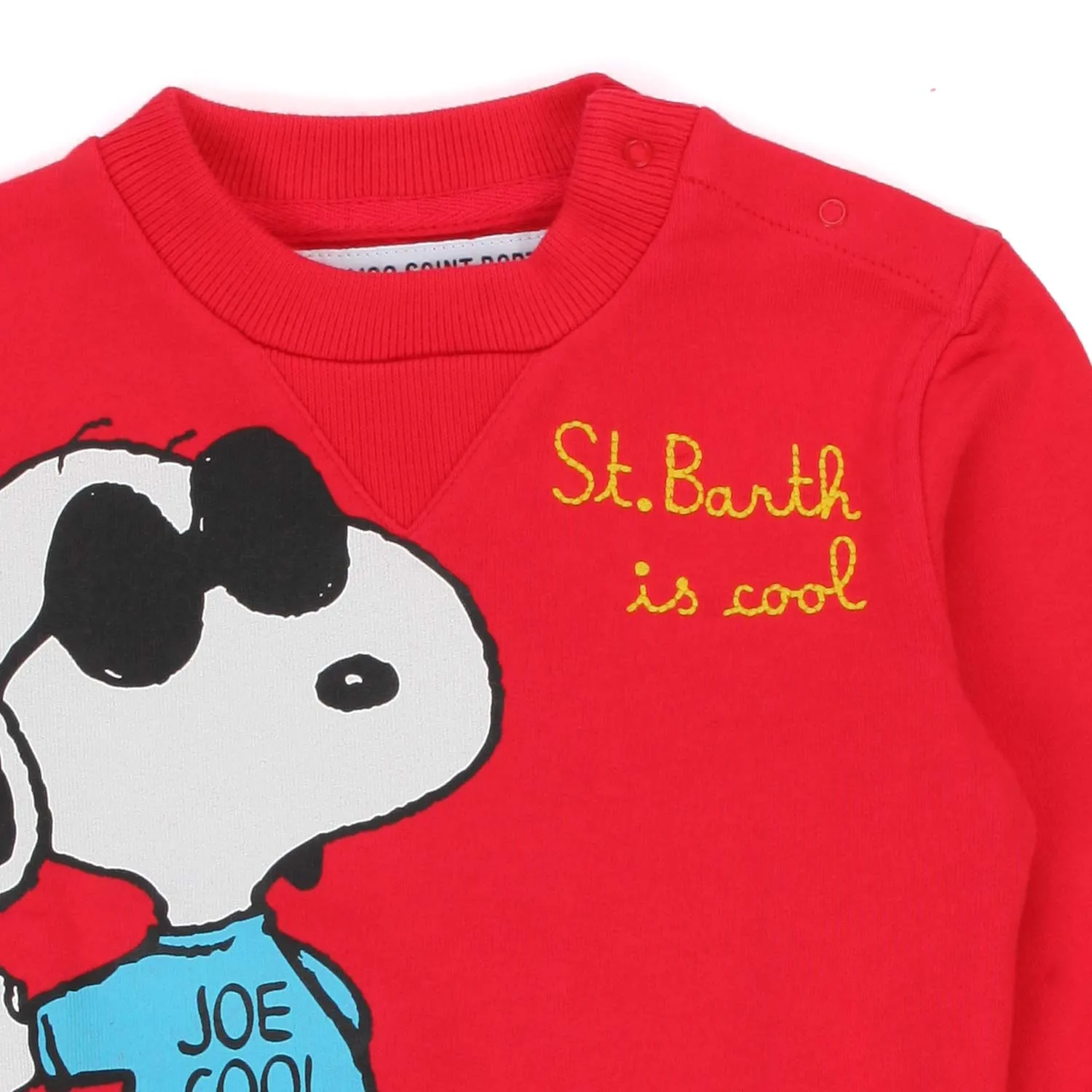 Felpa Snoopy Joe Cool Rossa