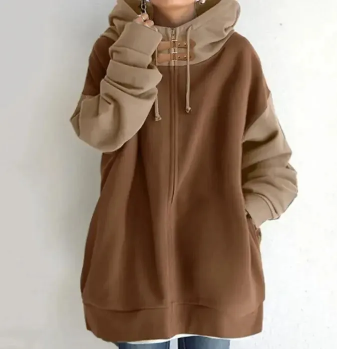 Fleur Rousse | Pull bicolore confortable et élégant