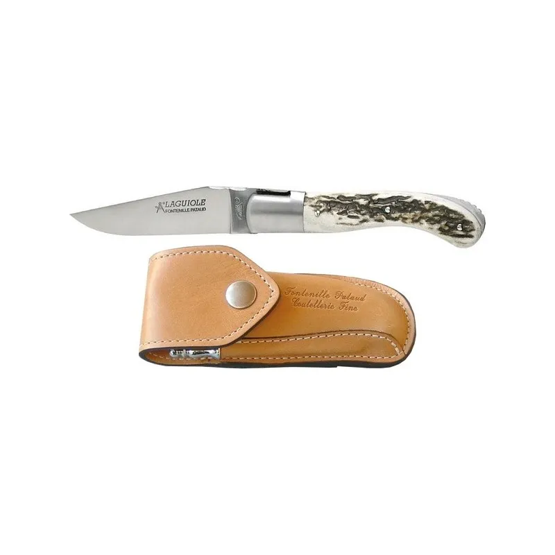 Fontenille Pataud Laguiole gilles sport cerf 13cm inox mat