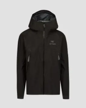 Giacca nera hardshell da uomo Arcteryx Beta AR StormHood™