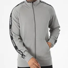 Giacca Sporty Logo Stripe Zip 50496985 Grigio
