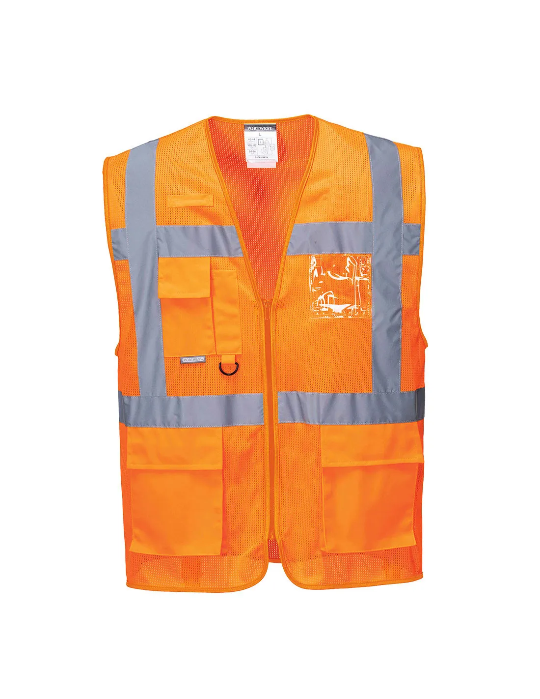 gilet HV Meshair Athène couleur : Orange taille M - PORTWEST - - C376ORRMPORTWEST