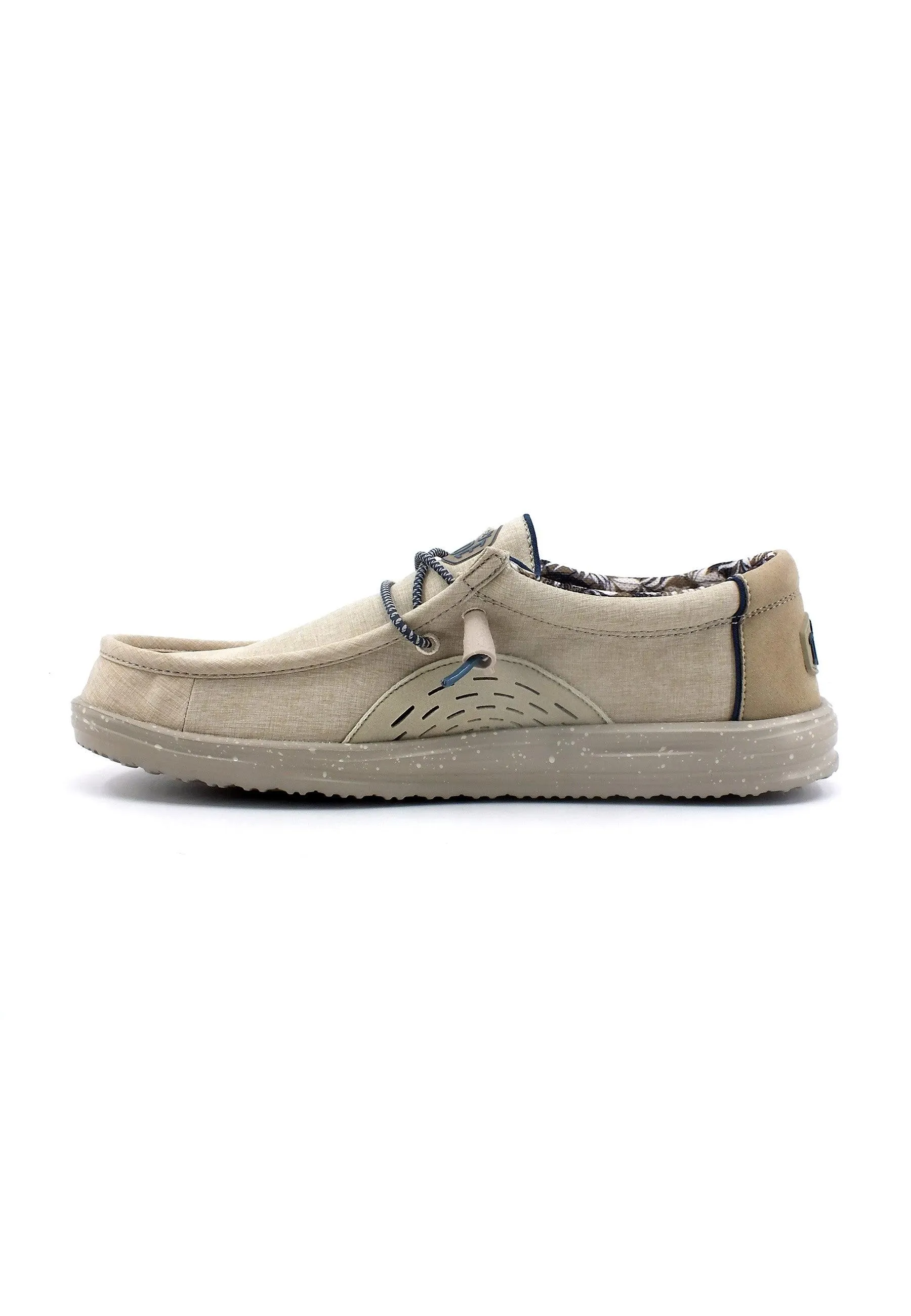 HEY DUDE Wally Sneaker Vela Uomo Sand Dollar 40013-2AT