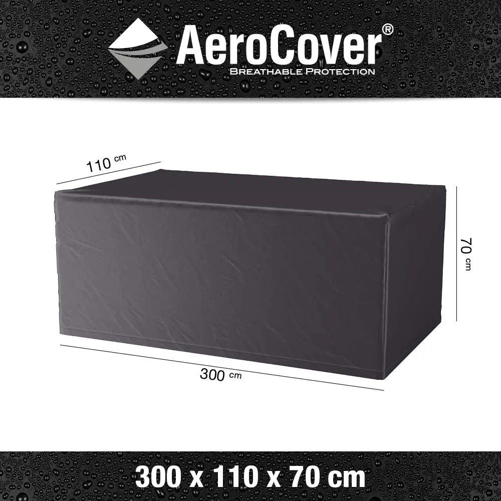 Housse de protection respirante pour table de jardin pour table 300x110xh70 cm