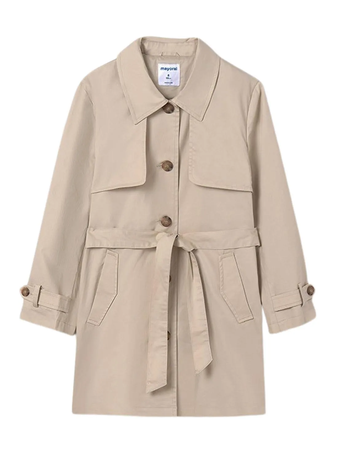 Imperméable Mayoral à Nœud Pour Fille