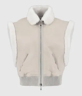 ISABEL MARANT Partager  Manteau Edwina Cuir Gris  
