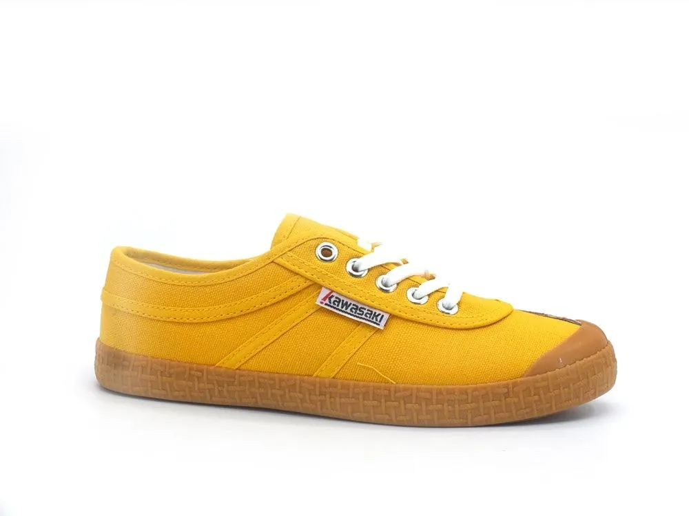 KAWASAKI Original Pure Shoe Sneaker Donna Yellow Golden Road K212441