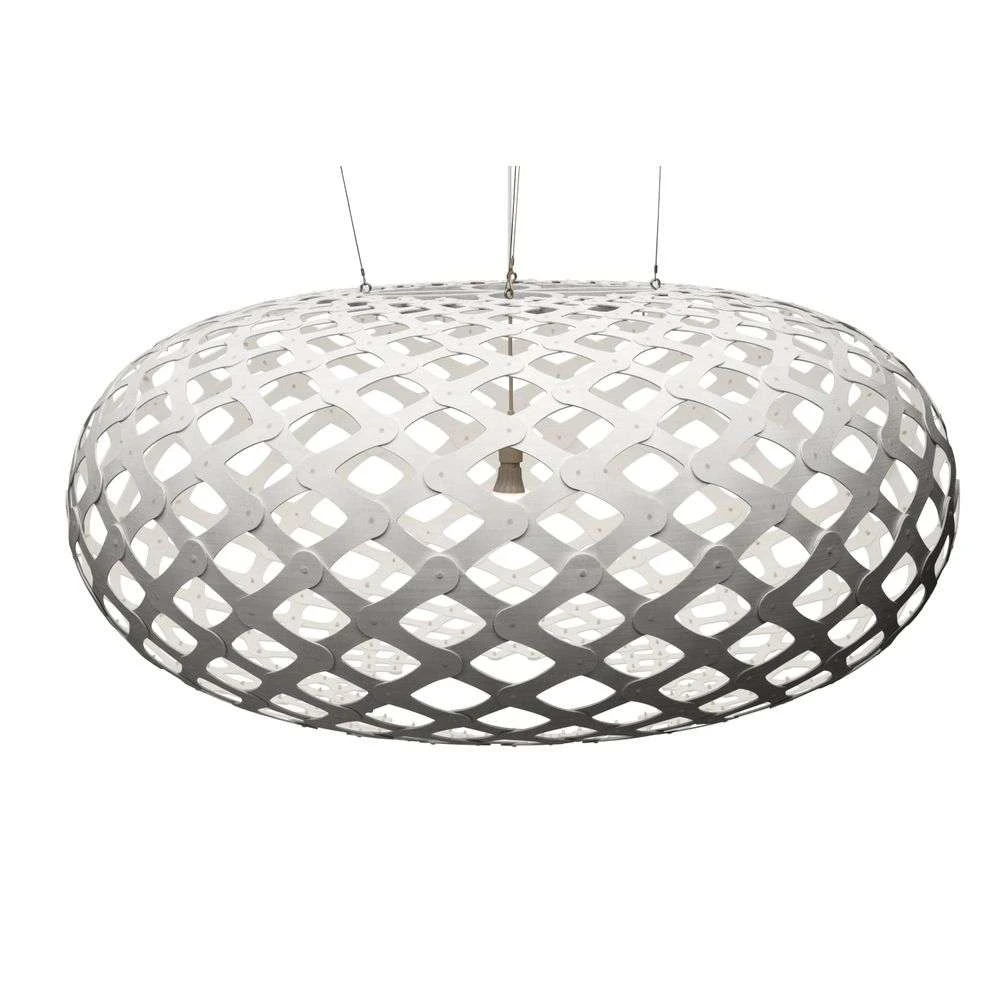 Kina Suspension Ø140 Blanc 2 Côtés - David Trubridge