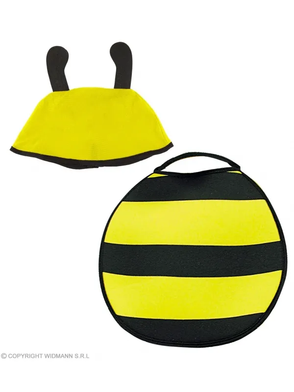 Kit abeille bébé (bonnet & bavoir)