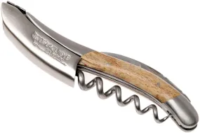 Laguiole en Aubrac couteau sommelier Bois d'Aubrac mat, SOM99WAI-LSB1