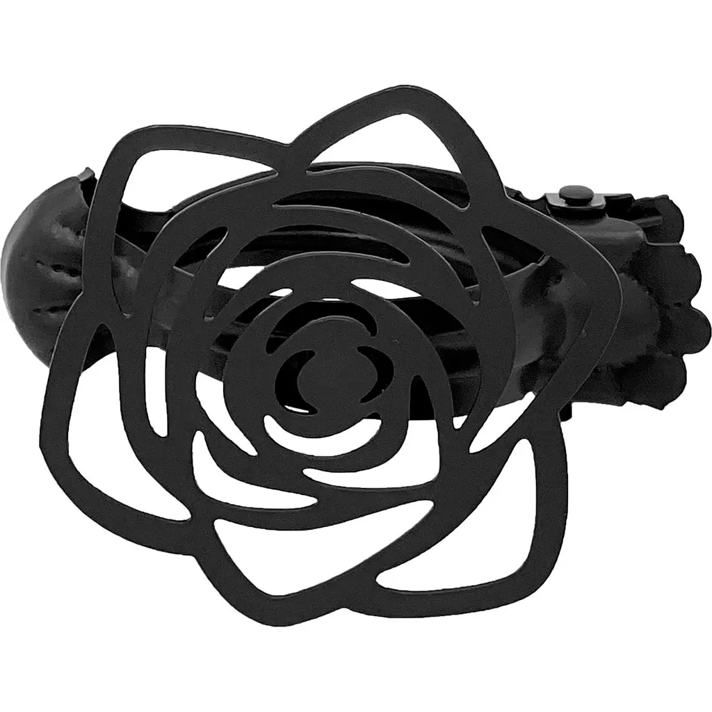 Lot de 2 pinces métal LINA anthracite 