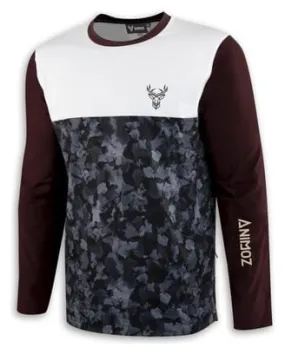 Maglia manica lunga Animoz Wild Bordeaux