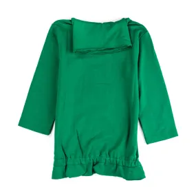 Maxi Felpa Verde Bambina Teen