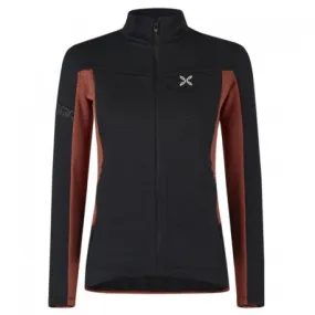 MONTURA STRETCH MIND MAGLIA WOMAN NERO/TOBACCO