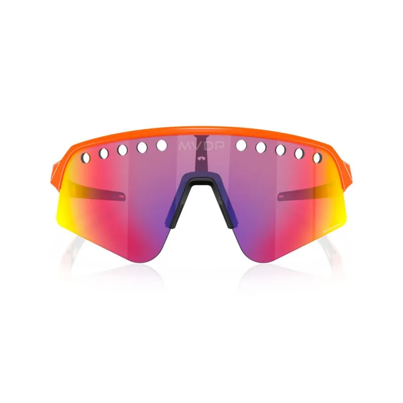 Oakley Occhiali Ciclismo Sutro Lite Sweep MVDP Orange Sparkle/Prizm Road