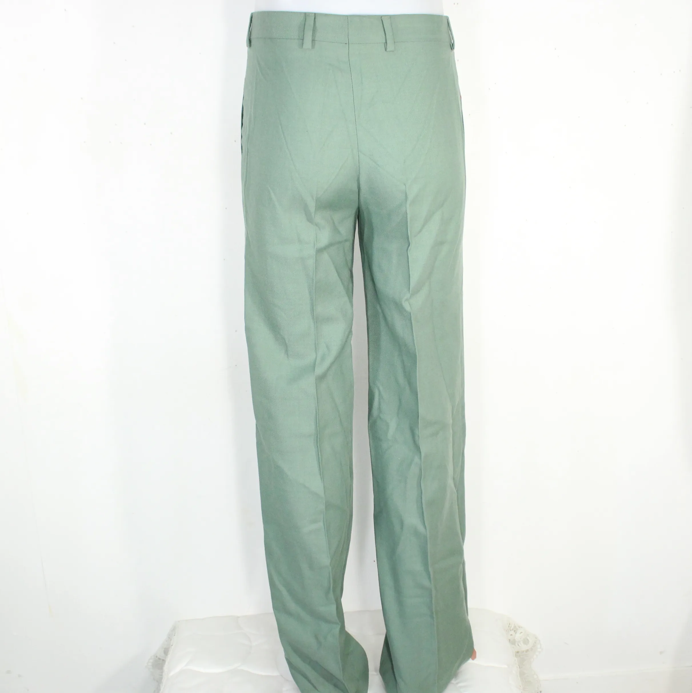Pantalon Mixte Vintage Vert Militaire MABRO Taille Estimée 34