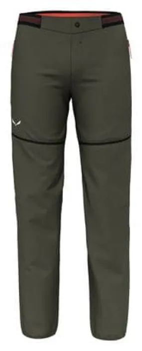 Pantaloni convertibili Salewa Pedroc 2 2/1 Khaki