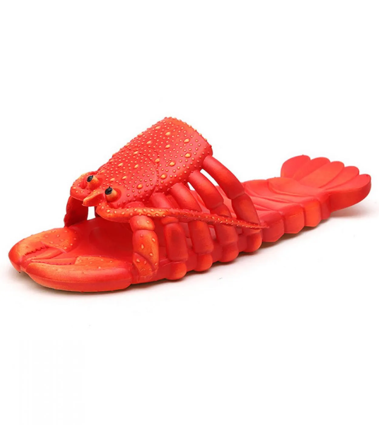 Pantofole di aragosta alla moda Uomo Infradito animali divertenti Scarpe casual da spiaggia carine Uni Pantofole da casa morbide