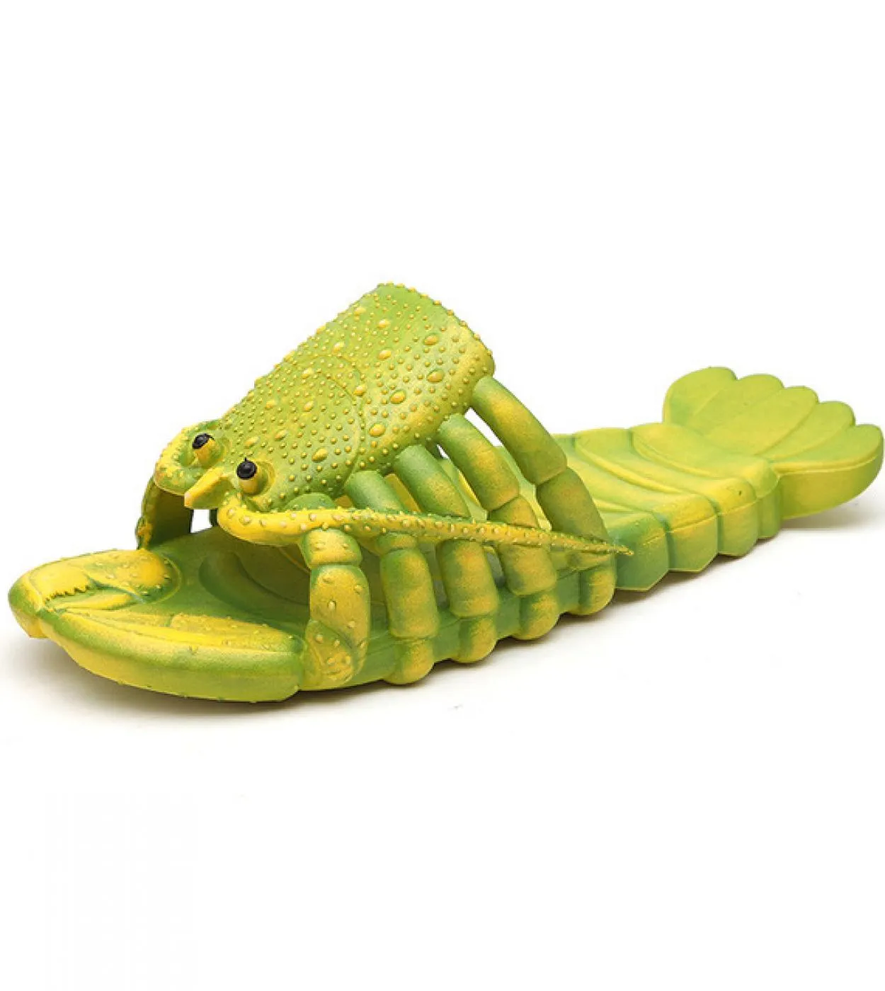 Pantofole di aragosta alla moda Uomo Infradito animali divertenti Scarpe casual da spiaggia carine Uni Pantofole da casa morbide