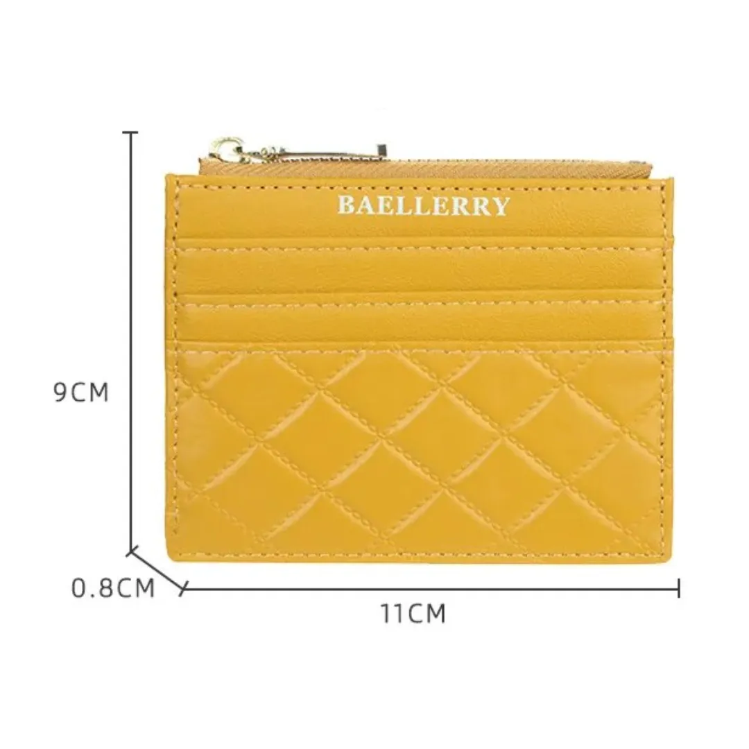 Portefeuille porte-cartes rembourré - Tendance et compact