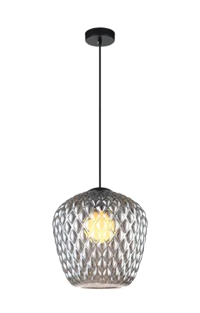 QUILTED-GEM Suspension simple Noir - C68103SM | MATTEO
