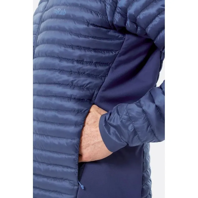 Rab Cirrus Flex 2.0 (Nightfall Blue) top isolante con cappuccio per uomo