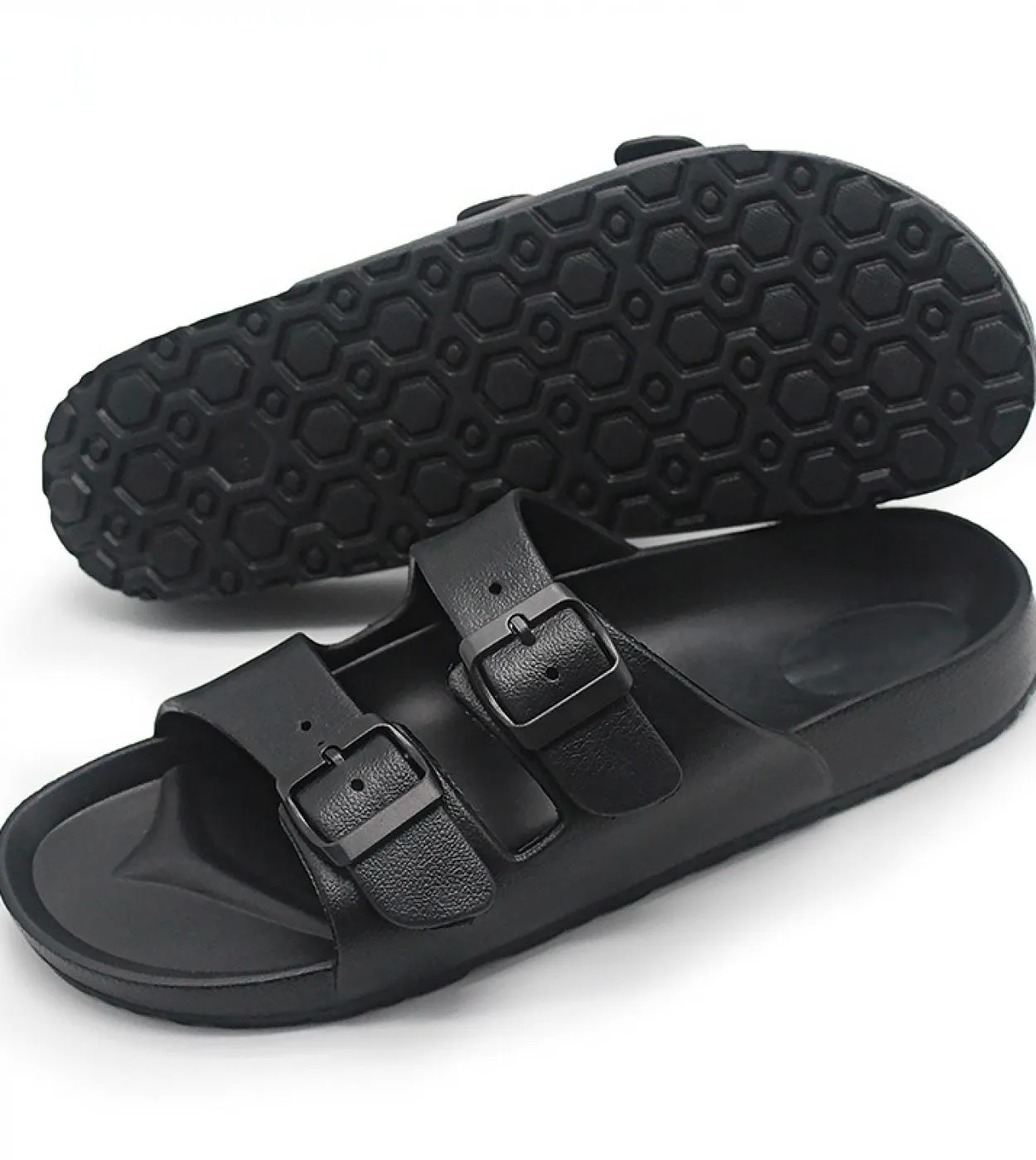 Sandali da uomo 2023 Summer Beach Scarpe casual da esterno Uomo Pantofole da interno nere Infradito Calzature Sandali di grandi