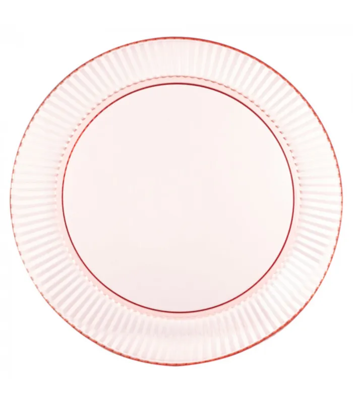Set de 4 assiettes multicolores pique nique