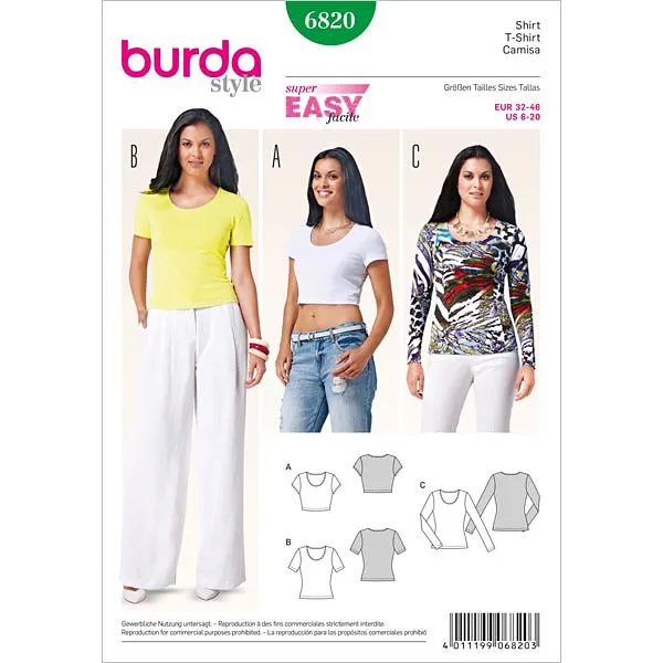 Shirt, Burda 6820