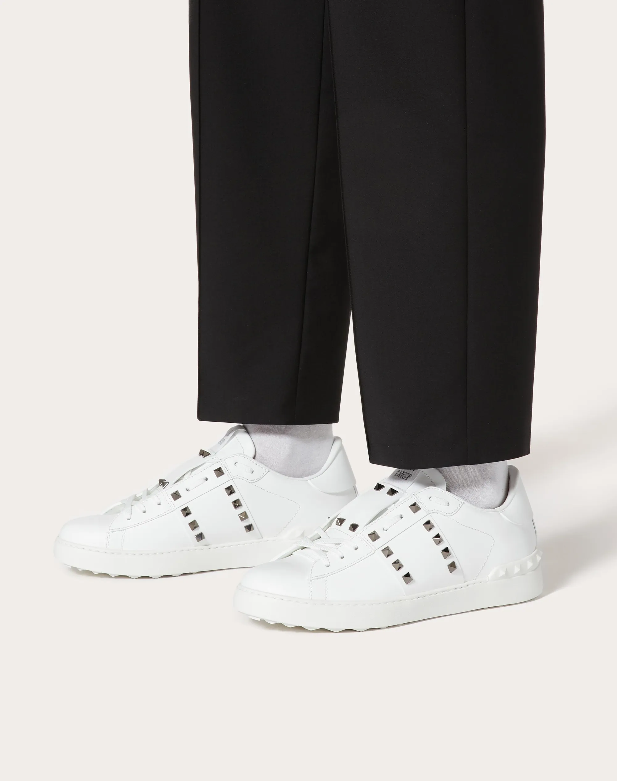 SNEAKER ROCKSTUD UNTITLED IN VITELLO