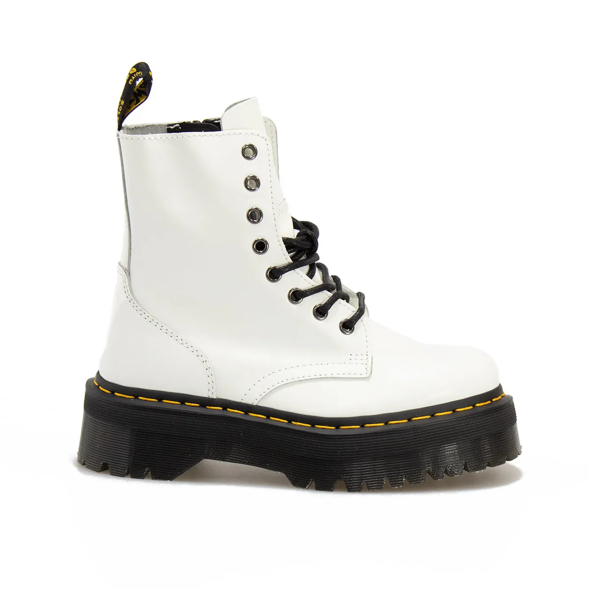 Stivaletti Dr. Martens Jadon Polished Smooth Bianchi