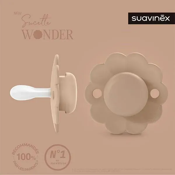 Suavinex, Wonder, Sucette réversible SXPRO 0/6mois Wonder - Cork