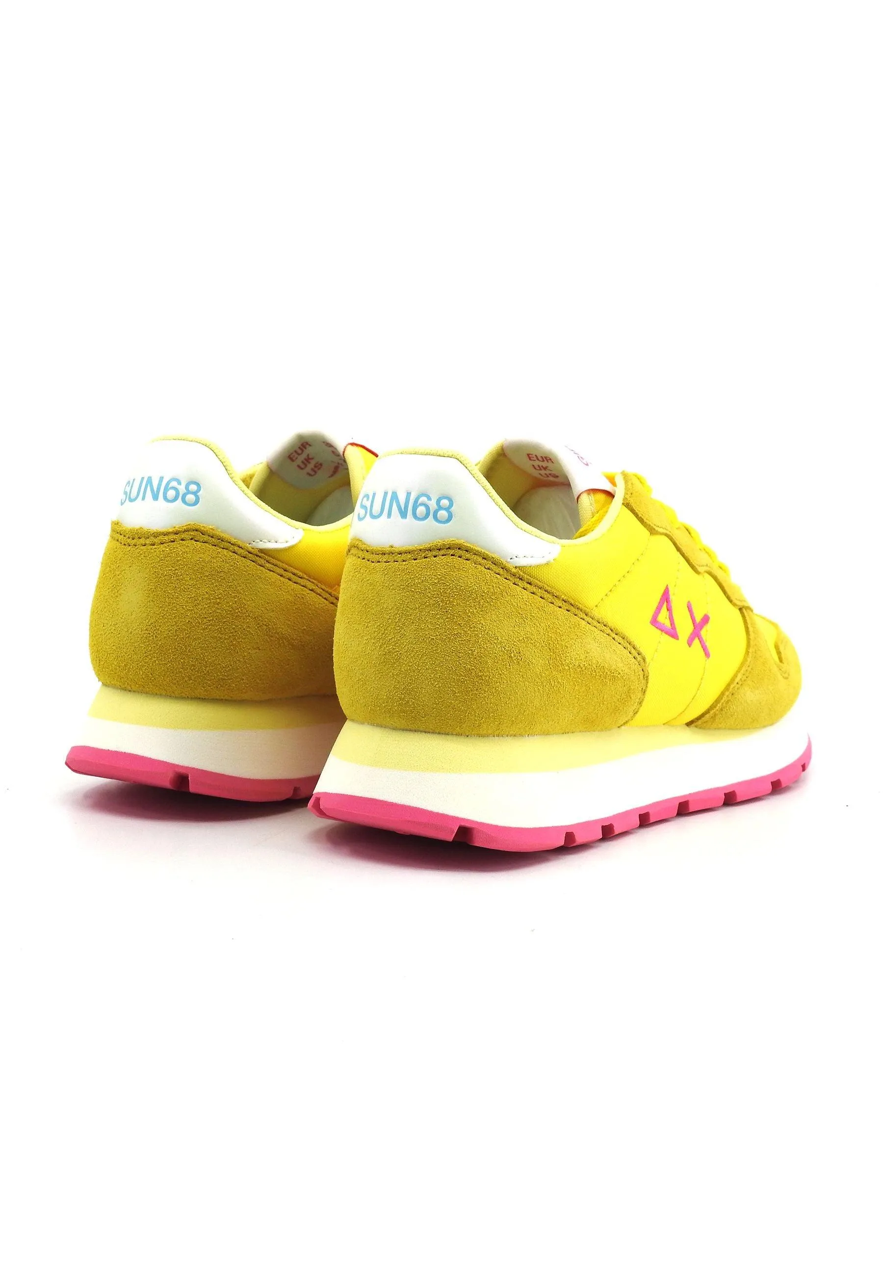 SUN68 Ally Solid Sneaker Donna Giallo Z34201